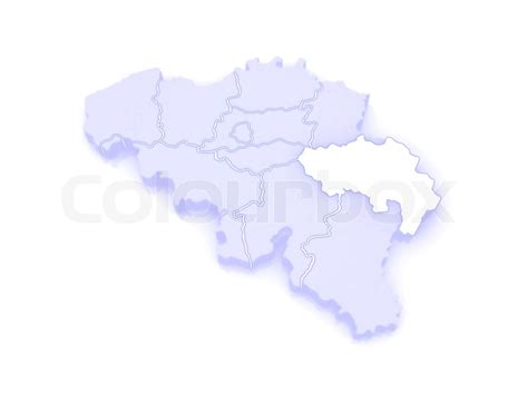 Map of Liege. Belgium. | Stock image | Colourbox