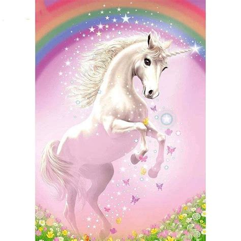 5D Diamond Painting Unicorn Rainbow Kit