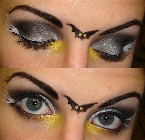 Good or Evil? I by EleeceFace on deviantART | Halloween makeup, Superhero makeup, Batgirl makeup