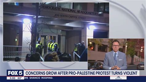 Concerns of terrorist attacks grow after pro-Palestine protest turns violent in DC