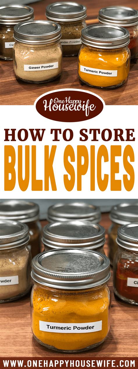 Storing Bulk Spices in 2020 | Storing spices, Spices