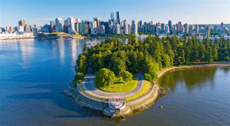 Stanley Park Lighthouse (by On the Mark Drone Services) | Vancouver's Best Places