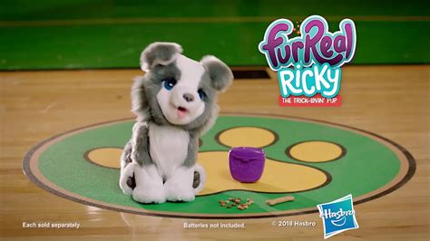 FurReal Friends Hasbro E0384 FurReal Friends Ricky the Trick-Lovin' Interactive Plush Pet Toy ...