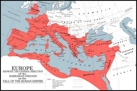 Europe on the Fall of the Roman Empire