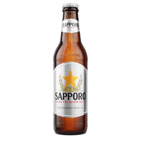 Buy Sapporo Premium Beer 5.0% 355ml Bottle 24 Pack online from deVine ...