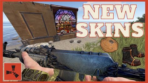 RUST New skins updated on May 25th | HQM AR,Capybara Rock,Adobe Door - YouTube