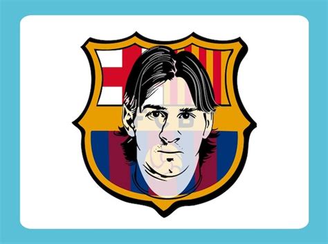 Lionel messi logo vector Vector | Free Download