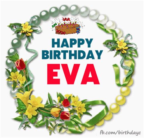 Happy Birthday EVA gif | Birthday Greeting | birthday.kim