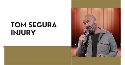 Tom Segura Injury: Segura's Journey from Dαmage to Victory!