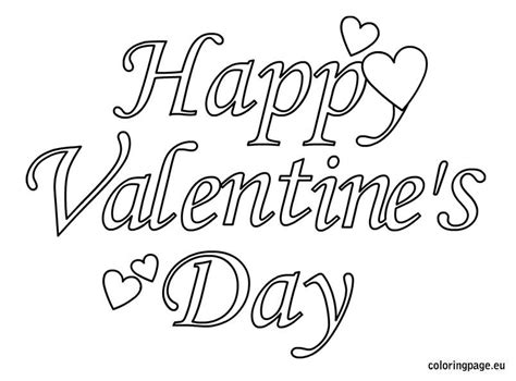 happy-valentines-day-2 - Coloring Page | Valentines day coloring page, Valentine coloring ...