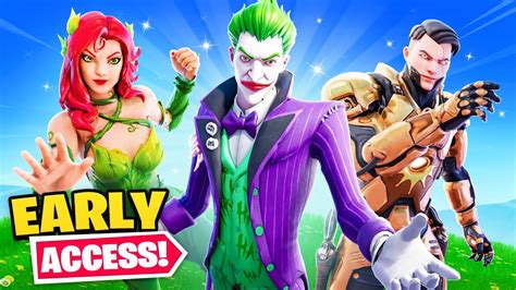 *NEW* Joker Skin in Fortnite (Early Access) - YouTube