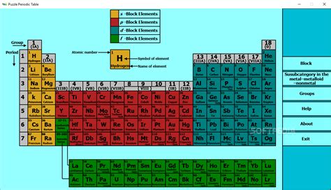 Download Puzzle Periodic Table