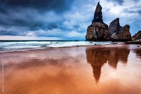 Cabo da Roca beach Stock Photo | Adobe Stock