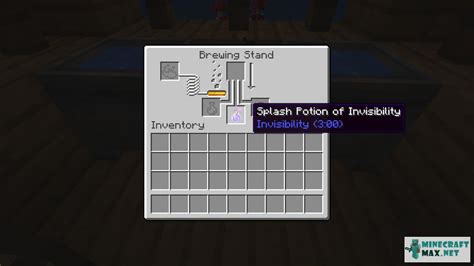 Splash Potion of Invisibility | How to craft splash potion of ...