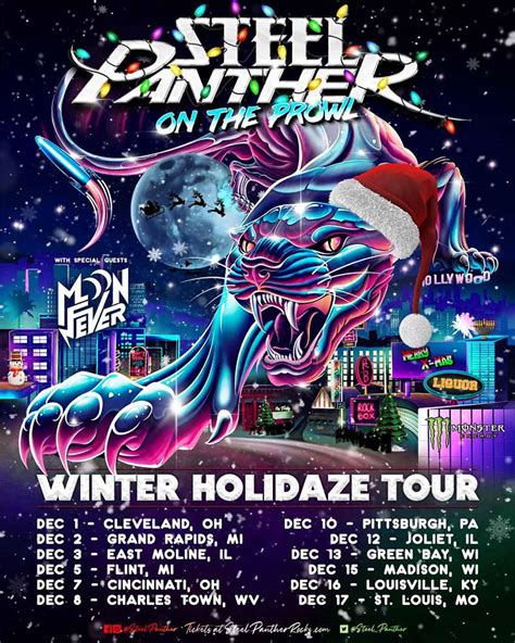 Steel Panther ‘On The Prowl Winter Holidaze Tour 2023’ | NextMosh