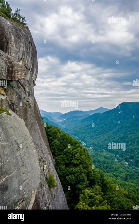 lake lure and chimney rock landscapes Stock Photo - Alamy