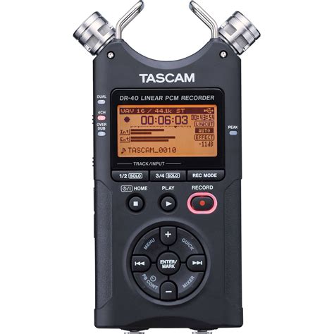 Tascam DR-40 4-Track Handheld Digital Audio Recorder DR-40 B&H