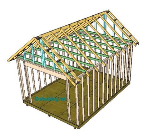 Shed Roof, Building a Shed Roof, Roof Framing