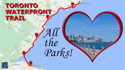 Greater Toronto Waterfront Trail - All the Parks! - YouTube