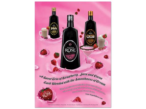 Tequila Rose - "Three Flavors of Tequila Rose (Vertical)"