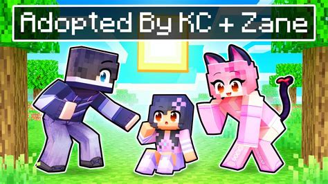 Adopted By KC and ZANE In Minecraft! - YouTube