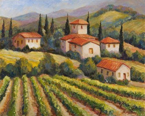 tuscan village paintings - Google Search | painting party ideas | Tile ...