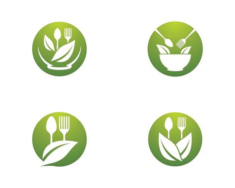 Organic Food Logo Set 963895 Vector Art at Vecteezy