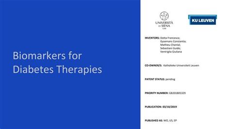 Biomarkers for Diabetes Therapies | PPT