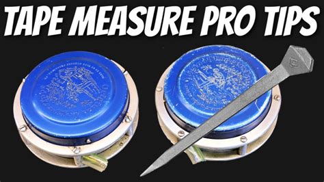 Tape Measure PRO TIPS - YouTube