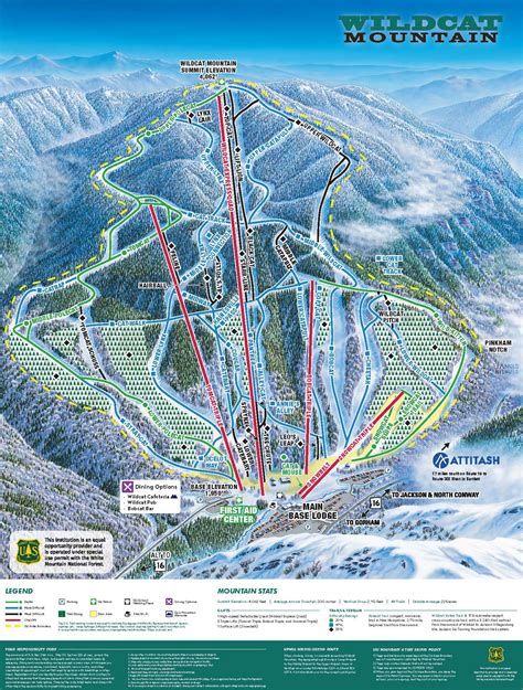 Wildcat Mountain Trail Map | Wildcat Mountain Resort