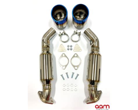 AAM Competition Resonated Short Tail Exhaust System with Titanium Tips ...