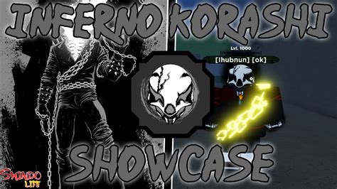 Shindo Life: Inferno Korashi Showcase - YouTube