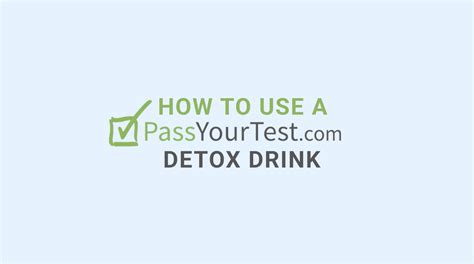 Detox drinks for weed: How to use a THC detox drink - Seed Connector