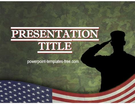 Veterans Day Powerpoint Template Free