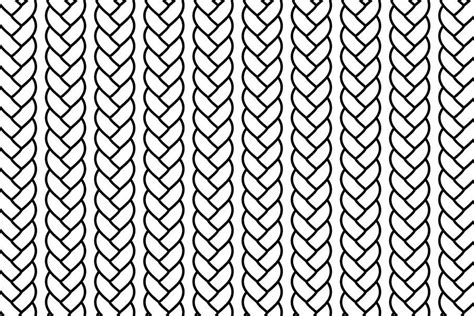 Black and white braided rope pattern | Pattern, Braids, Drawing hair braid