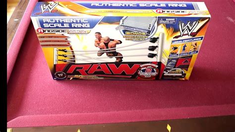 WWE Authentic Scale Ring Ringside Collectibles Exclusive Unboxing ...