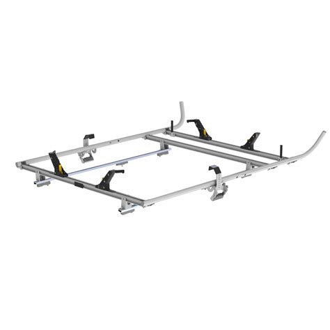 Double Clamp Ladder Rack For Ford Transit Connect, Extended 2 Bar ...