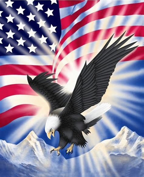 🔥 [40+] Bald Eagle American Flag Wallpapers | WallpaperSafari