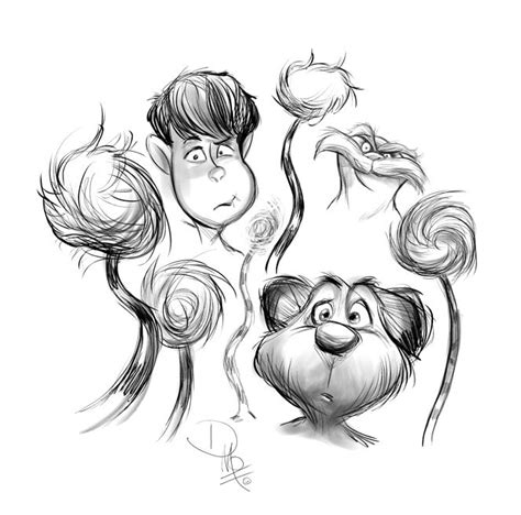 the lorax doodles | Character design, Art diy, The lorax