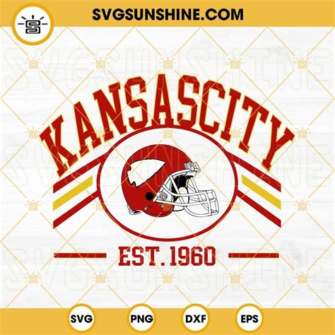 Kansas City Football Est 1960 SVG, Kansas City Chiefs SVG, Go Chiefs ...