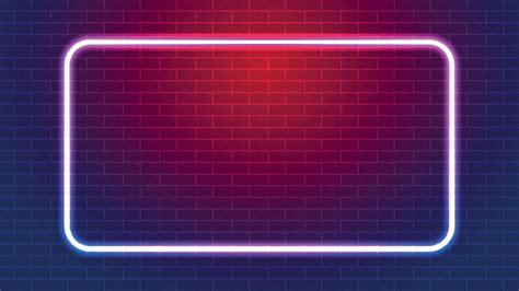 brick wall background and neon light 14456982 Vector Art at Vecteezy