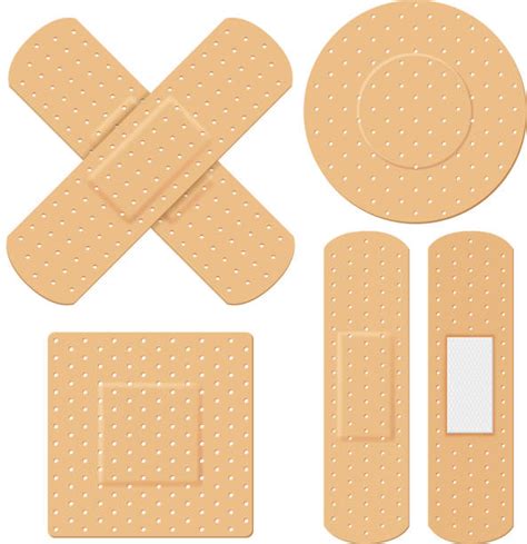 Adhesive Bandage Clip Art, Vector Images & Illustrations - iStock