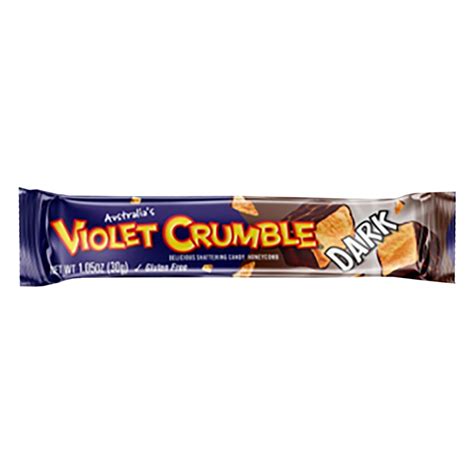 Violet Crumble Dark Chocolate Bar 1.05oz : Snacks fast delivery by App ...