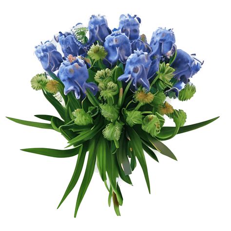 Bluebell Flowers Bouquet · Creative Fabrica