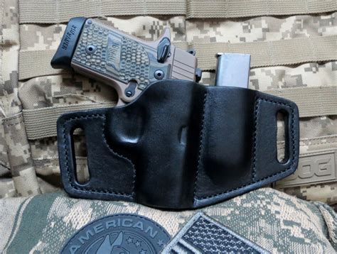 Survival Series Sig Sauer P938, 9mm, Leather Holster with Magazine ...