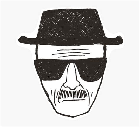 Transparent Heisenberg Clipart - Heisenberg Breaking Bad Sketch, HD Png Download , Transparent ...