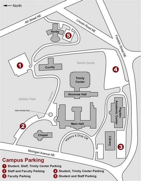 Campus Map - Visit Trinity