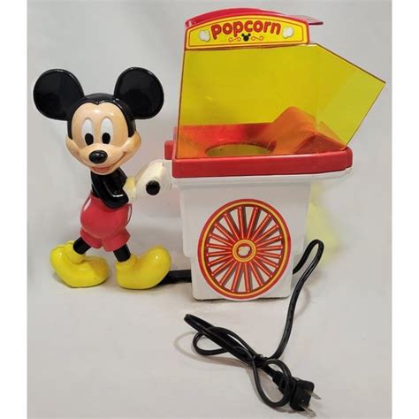 Disney | Kitchen | Vintage 994 Mickey Mouse Hot Air Popcorn Maker Disney Tested Works | Poshmark