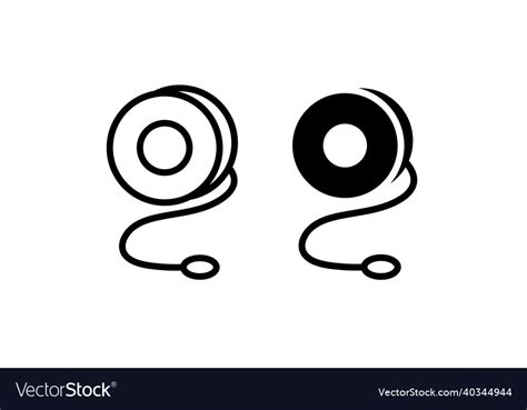 Yoyo toy icon Royalty Free Vector Image - VectorStock