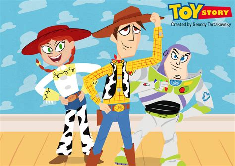 [Commission] Toy Story (Genndy Tartakovsky Style) by EezySeven on DeviantArt